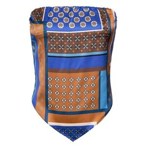 MISA MAE TOP TILE PATCHWORK size Small NWT